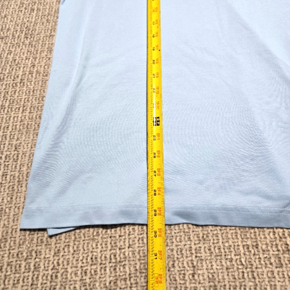 Travis Mathew Light Blue Polo Shirt Men's Size Large - Picture 4 of 8